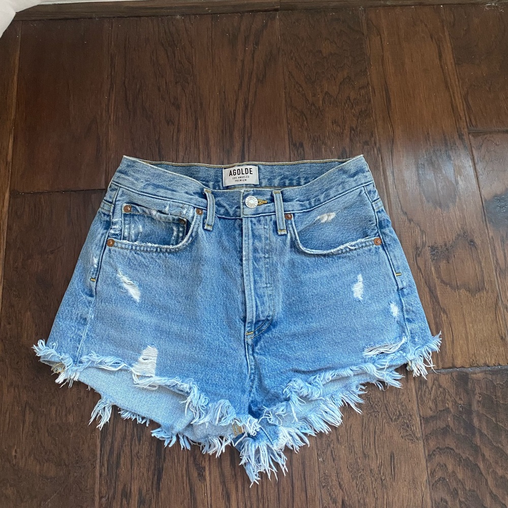 AGOLDE PARKER VINTAGE CUT-OFF SHORTS - Picture 3 of 6